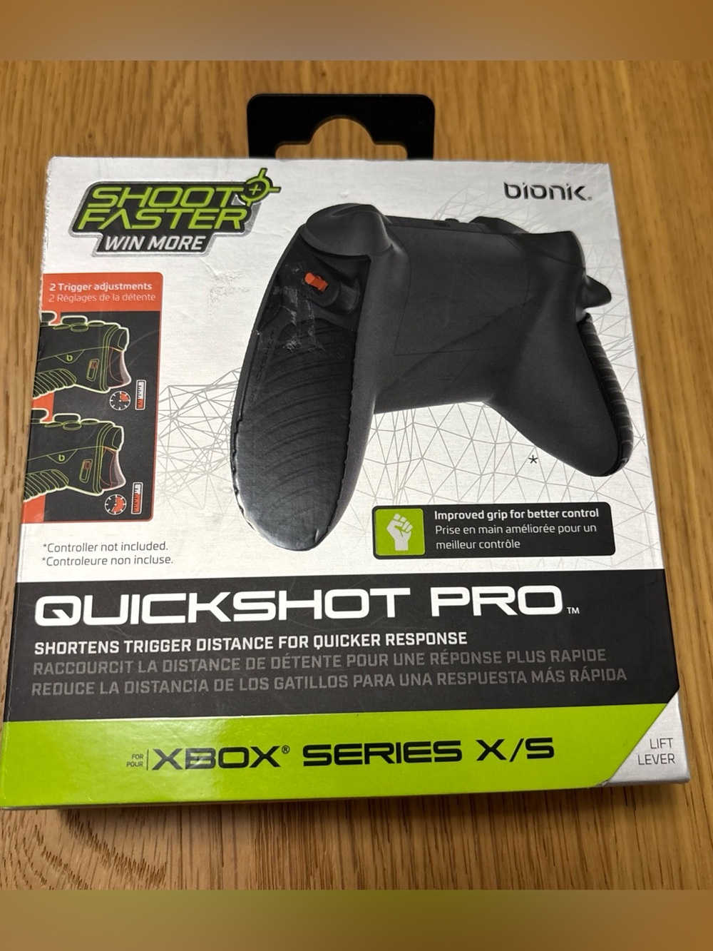Bionik Quickshot Pro For Xbox Series X/s Controllers Brand New Sealed